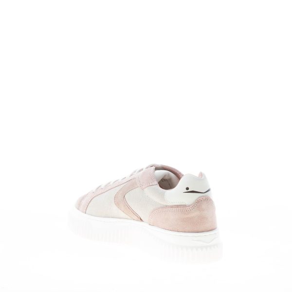 VOILE BLANCHE donna sneaker Lipari in camoscio GRIGIO più CIPRIA - immagine 4