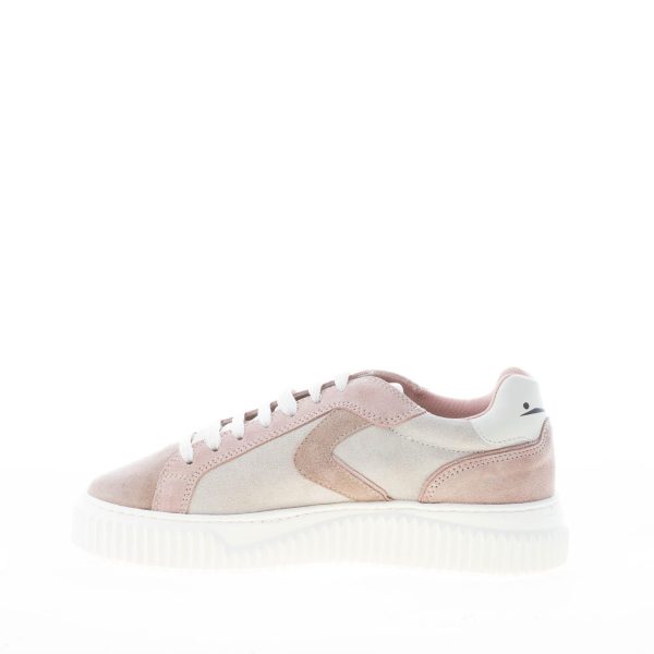 VOILE BLANCHE donna sneaker Lipari in camoscio GRIGIO più CIPRIA - immagine 5