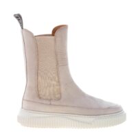 VOILE BLANCHE donna stivaletto elasticizzato Lennon in nabuk BEIGE