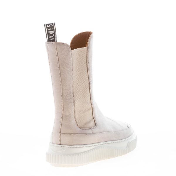 VOILE BLANCHE donna stivaletto elasticizzato Lennon in nabuk BEIGE - immagine 3