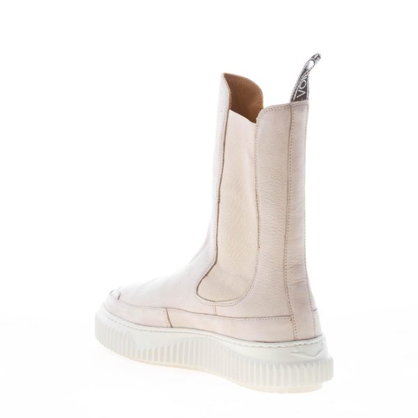 VOILE BLANCHE donna stivaletto elasticizzato Lennon in nabuk BEIGE - immagine 4