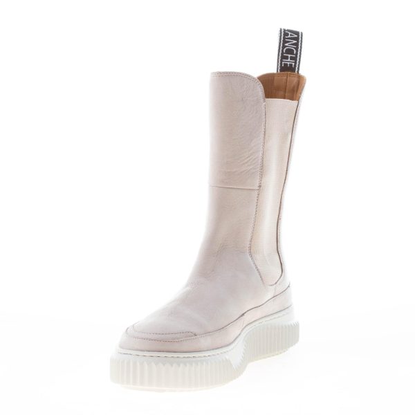 VOILE BLANCHE donna stivaletto elasticizzato Lennon in nabuk BEIGE - immagine 6