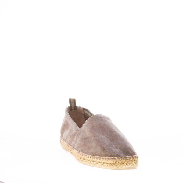 CASTANER uomo slip on espadrillas Pablo in camoscio TAUPE - immagine 2