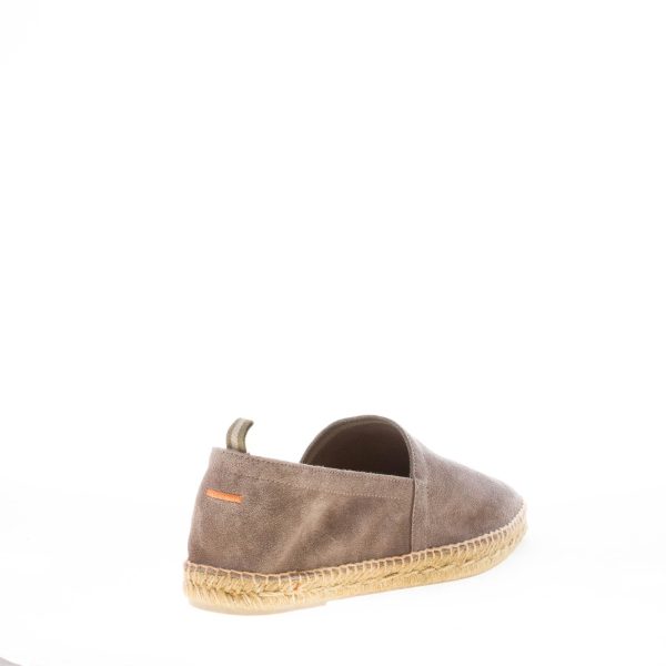 CASTANER uomo slip on espadrillas Pablo in camoscio TAUPE - immagine 3