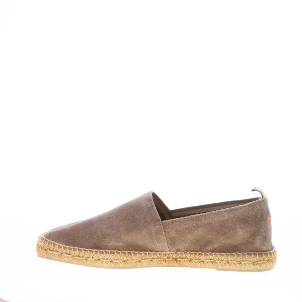 CASTANER uomo slip on espadrillas Pablo in camoscio TAUPE - immagine 5