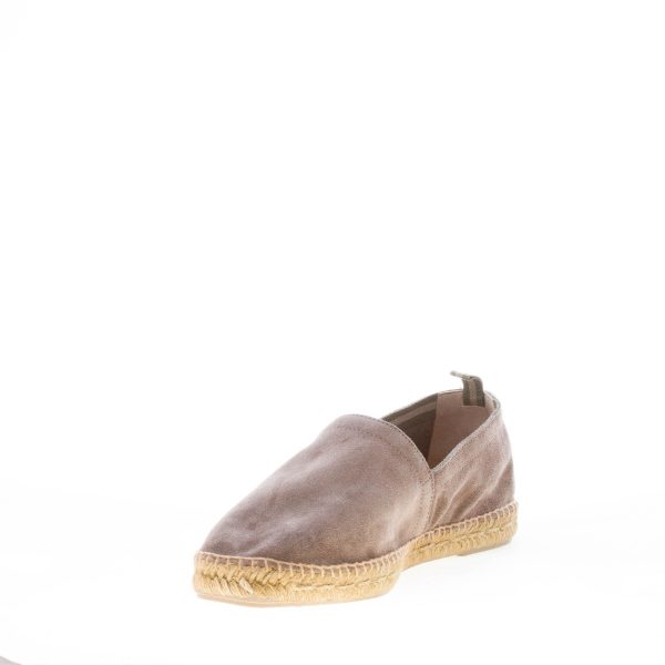 CASTANER uomo slip on espadrillas Pablo in camoscio TAUPE - immagine 6