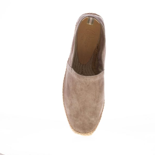 CASTANER uomo slip on espadrillas Pablo in camoscio TAUPE - immagine 7