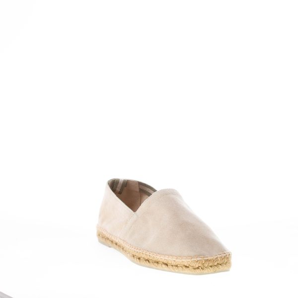 CASTANER uomo slip on espadrillas Pablo in camoscio CREMA - immagine 2