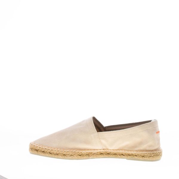 CASTANER uomo slip on espadrillas Pablo in camoscio CREMA - immagine 5