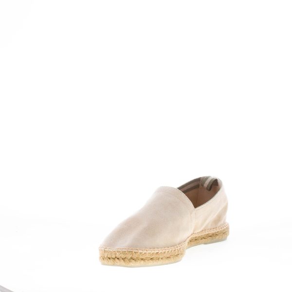 CASTANER uomo slip on espadrillas Pablo in camoscio CREMA - immagine 6