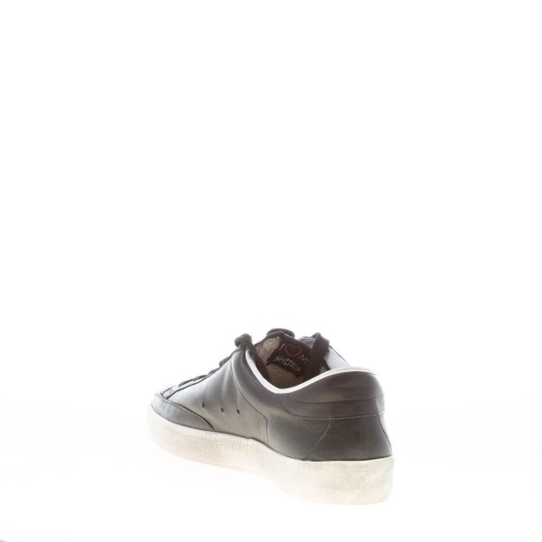 OKINAWA uomo sneaker LOW 2406 in pelle NERO più grigio - immagine 4