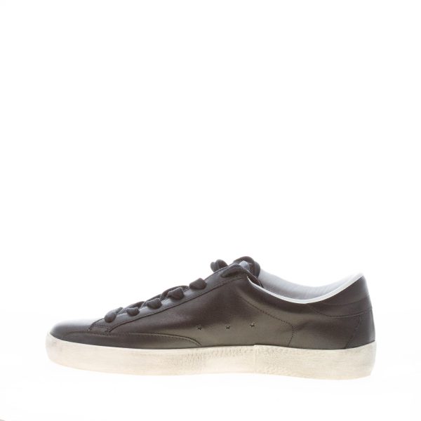 OKINAWA uomo sneaker LOW 2406 in pelle NERO più grigio - immagine 5