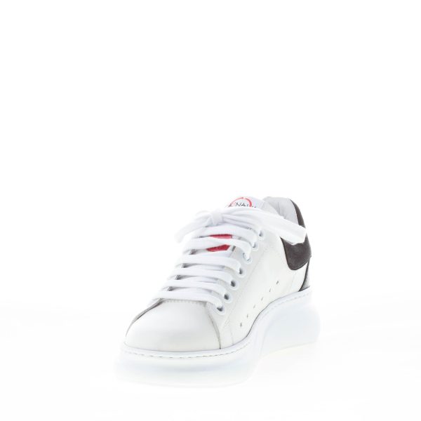 OKINAWA donna sneaker PRINCESS 2143 in pelle LATTE più nero - immagine 6