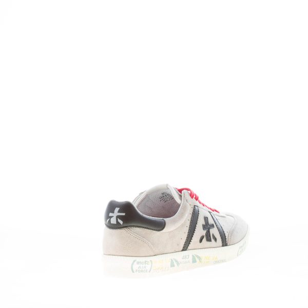 PREMIATA uomo sneaker BONNIE 6291 in camoscio GRIGIO più NERO - immagine 3