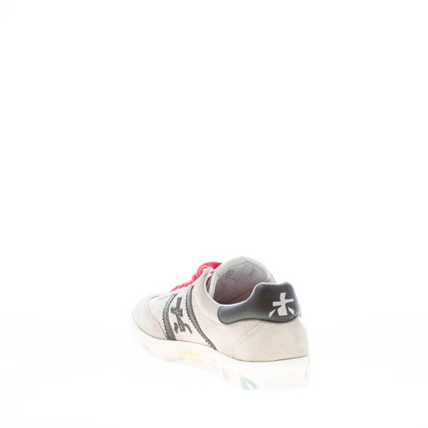 PREMIATA uomo sneaker BONNIE 6291 in camoscio GRIGIO più NERO - immagine 4