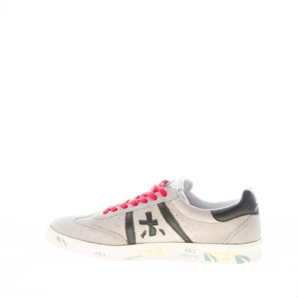 PREMIATA uomo sneaker BONNIE 6291 in camoscio GRIGIO più NERO - immagine 5