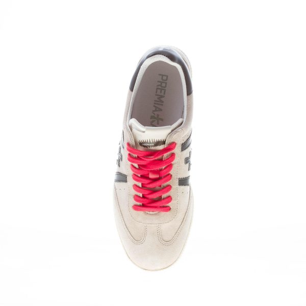 PREMIATA uomo sneaker BONNIE 6291 in camoscio GRIGIO più NERO - immagine 7