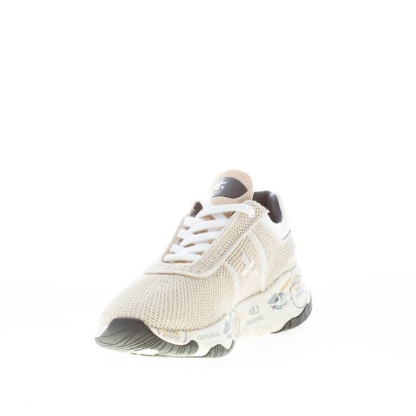 PREMIATA donna sneaker BUFF 5844 in tessuto tecnico a rete BEIGE - immagine 6