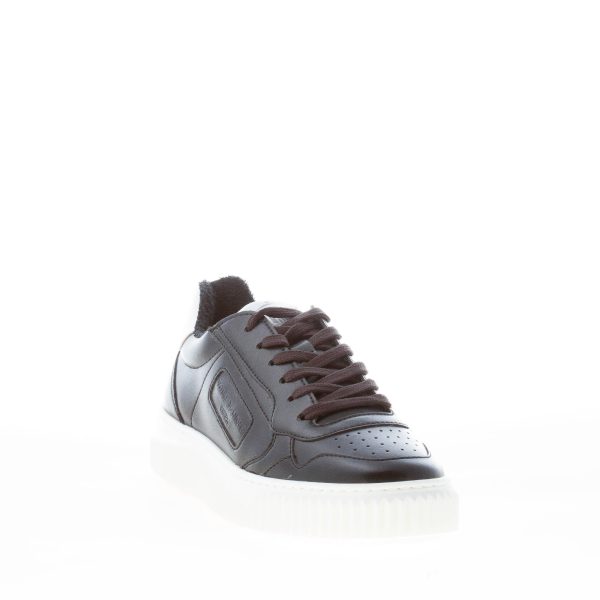 VOILE BLANCHE donna sneaker Hybro City in pelle vegetale NERO più bianco - immagine 2