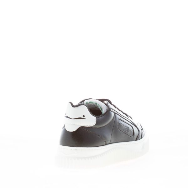 VOILE BLANCHE donna sneaker Hybro City in pelle vegetale NERO più bianco - immagine 3