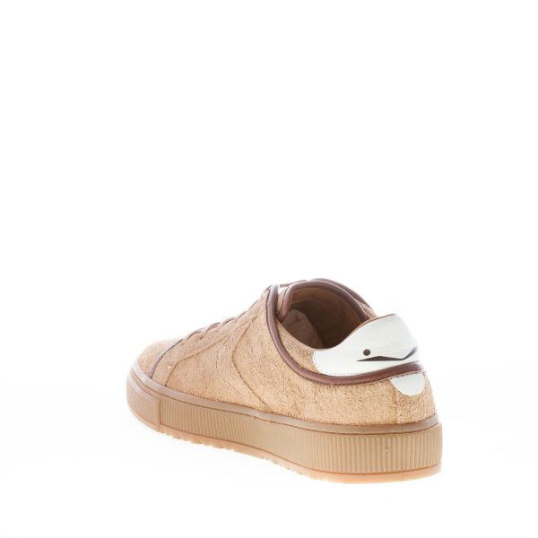 VOILE BLANCHE uomo sneaker Fit in camoscio TAUPE - immagine 4