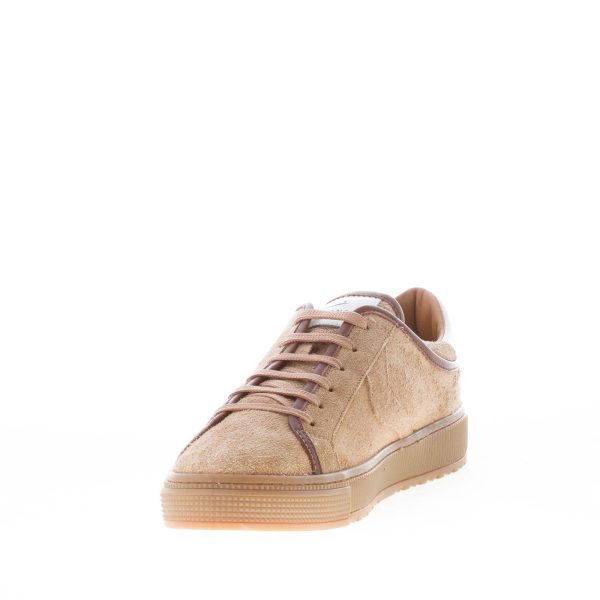 VOILE BLANCHE uomo sneaker Fit in camoscio TAUPE - immagine 6