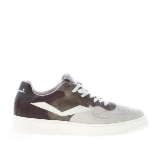 VOILE BLANCHE uomo sneaker Layton 002 in camoscio GRIGIO e GHIACCIO