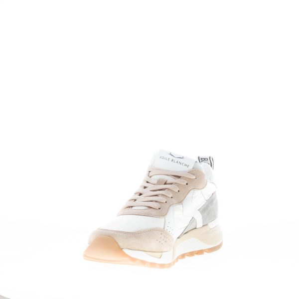 VOILE BLANCHE uomo sneaker Magg in tessuto e camoscio BEIGE più bianco e grigio - immagine 6