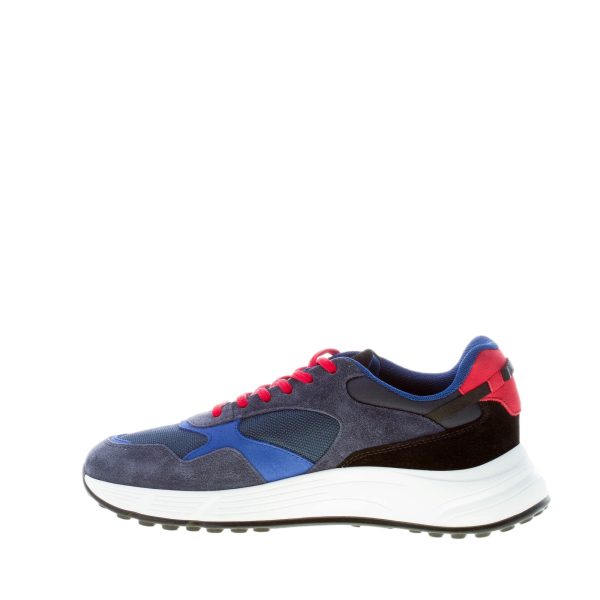 HOGAN uomo Hyperlight sneaker in camoscio e tessuto BLU più rosso - immagine 5