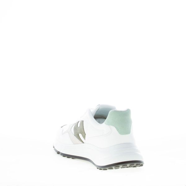 HOGAN uomo Hyperlight sneaker in pelle BIANCO più verde - immagine 4