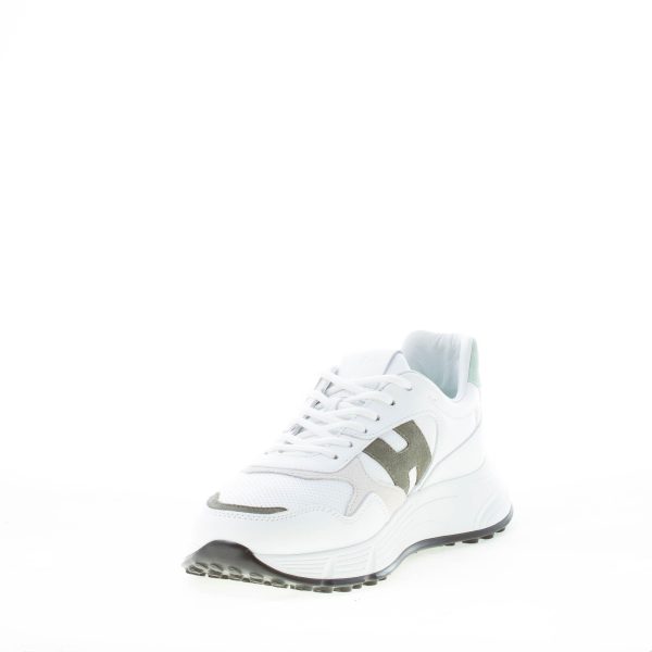 HOGAN uomo Hyperlight sneaker in pelle BIANCO più verde - immagine 6