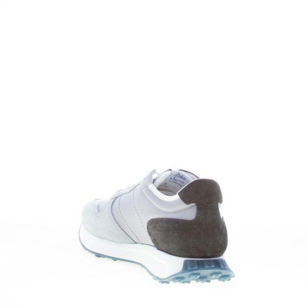 HOGAN uomo H601 sneaker in camoscio e tessuto GRIGIO NERO e BLU - immagine 4