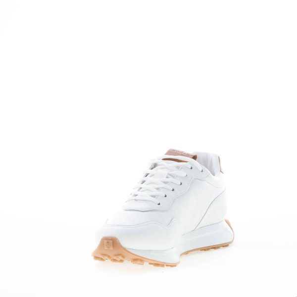 HOGAN uomo H601 sneaker in pelle BIANCO più cuoio - immagine 6