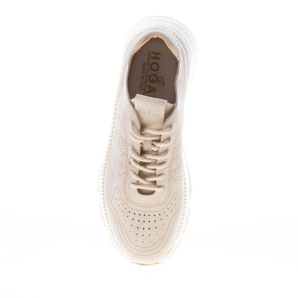 HOGAN uomo Hyperlight sneaker in camoscio BEIGE - immagine 7