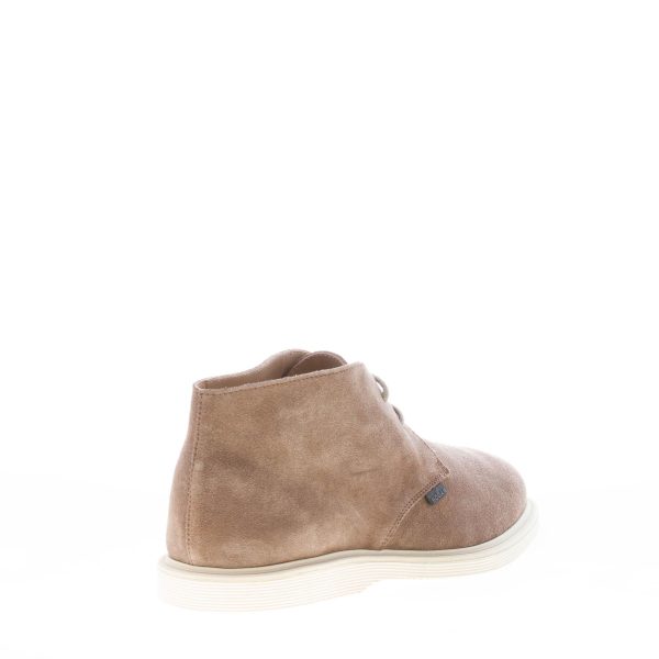 HOGAN uomo H616 polacchino in pelle scamosciata MARRONE. Suola gomma - immagine 3