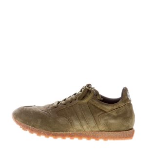 ALBERTO FASCIANI uomo sneaker artigianale Sport 6500 in camoscio VERDE