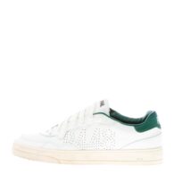 P448 uomo sneaker Bali in pelle BIANCO più VERDE