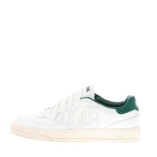 P448 uomo sneaker Bali in pelle BIANCO più VERDE