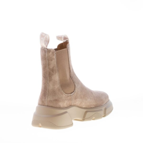 VOILE BLANCHE donna stivaletto elasticizzato Tanky Beat in camoscio GRIGIO - immagine 4