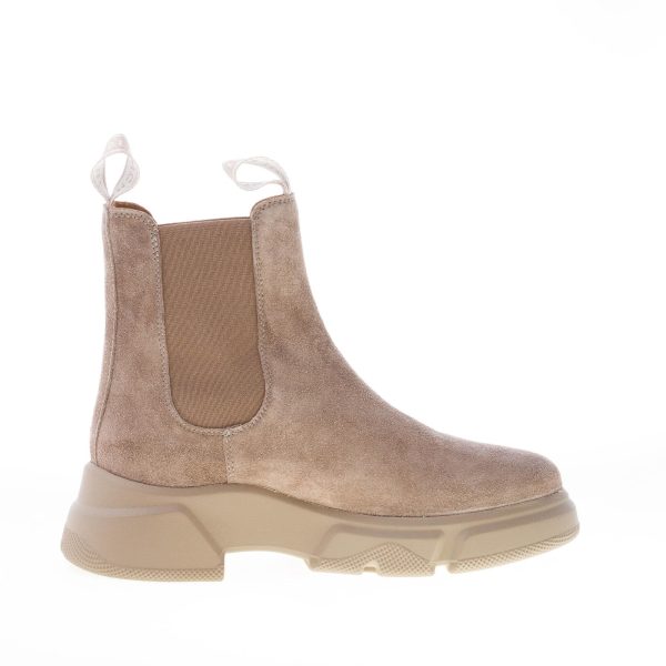 VOILE BLANCHE donna stivaletto elasticizzato Tanky Beat in camoscio GRIGIO - immagine 5