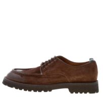 GREEN GEORGE uomo scarpa allacciata in crosta TESTA DI MORO con vaschetta. Suola gomma