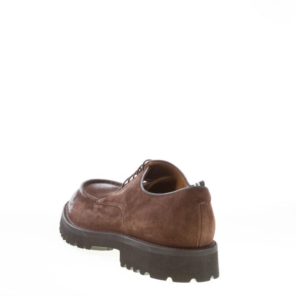 GREEN GEORGE uomo scarpa allacciata in crosta TESTA DI MORO con vaschetta. Suola gomma - immagine 3