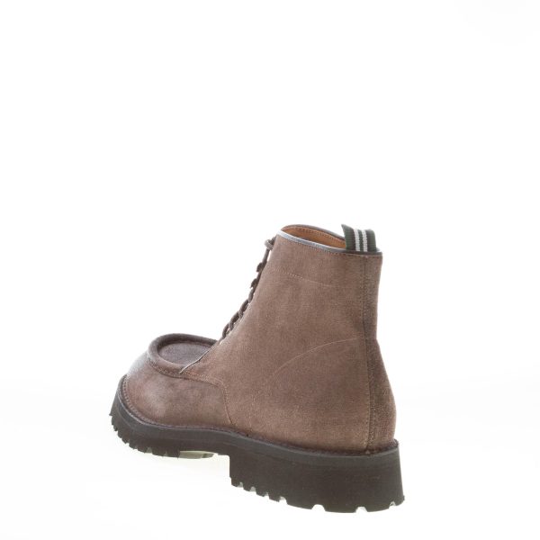 GREEN GEORGE uomo scarponcino allacciato in crosta TORTORA con vaschetta - immagine 3