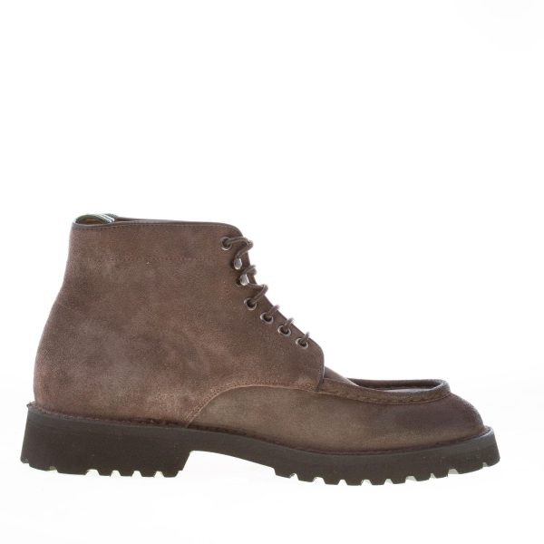 GREEN GEORGE uomo scarponcino allacciato in crosta TORTORA con vaschetta - immagine 5