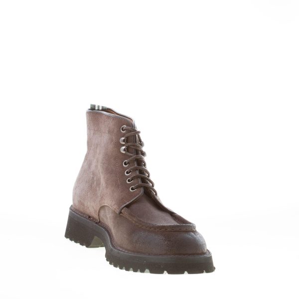 GREEN GEORGE uomo scarponcino allacciato in crosta TORTORA con vaschetta - immagine 6