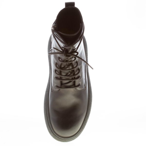 TOD'S donna stivaletto stringato W.G. in pelle NERO con lacci e zip - immagine 7