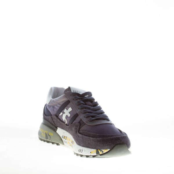 PREMIATA uomo sneaker Landeck 6404 in camoscio e tessuto BLU DELAVE' - immagine 6