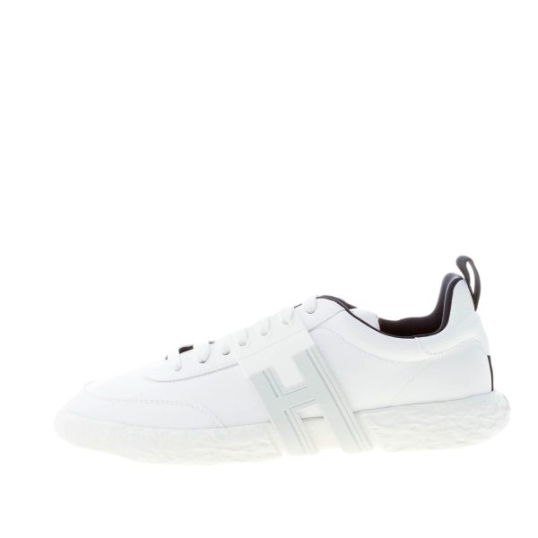 HOGAN uomo 3R Recycle sneaker in cuoio ricostituito BIANCO più grigio