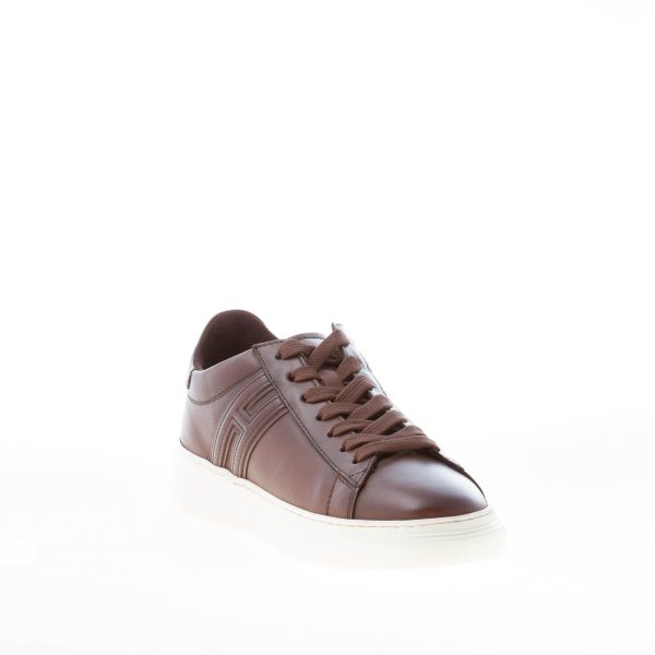 HOGAN uomo H365 sneaker in pelle spazzolata MARRONE - immagine 6