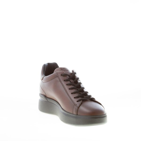 HOGAN uomo H580 sneaker in pelle MARRONE MOGANO - immagine 6